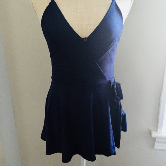 Vintage Havana Navy Romper Size Medium - Picture 6 of 8
